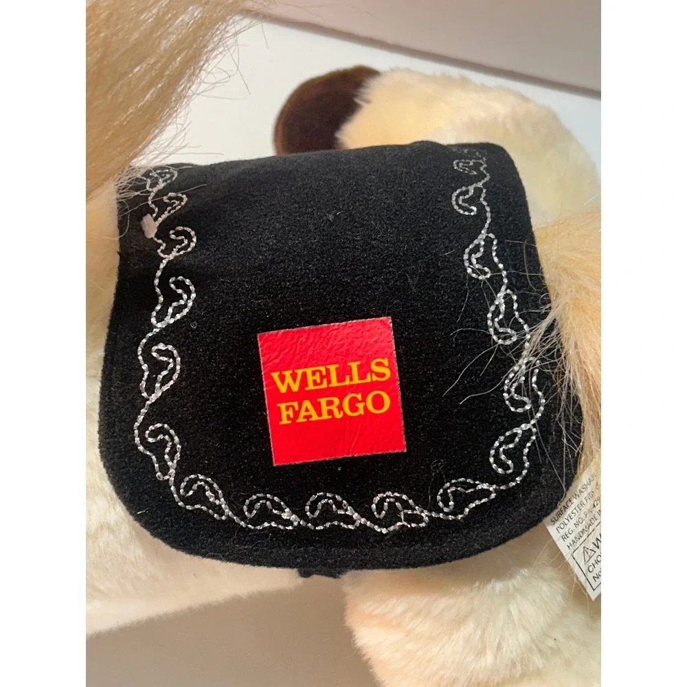 Wells Fargo Legendary Pony El Toro 2014 Stuffed Animal Plush Cream Horse